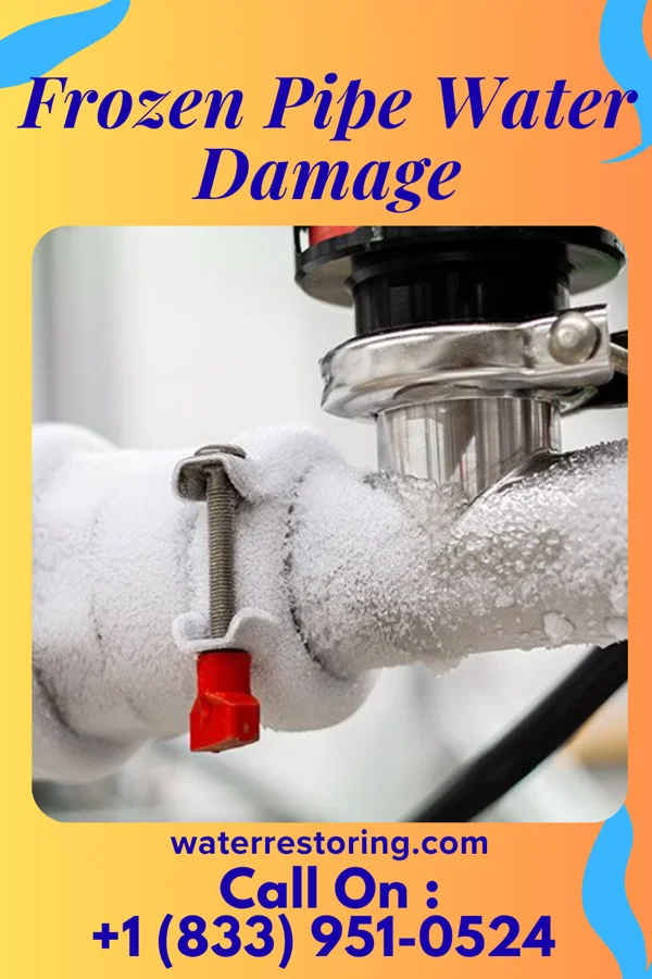 Frozen Pipe Water Damage in Lake Panorama, IA